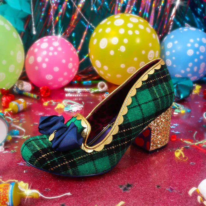 Prim and Proper in Green & Black by Irregular Choice