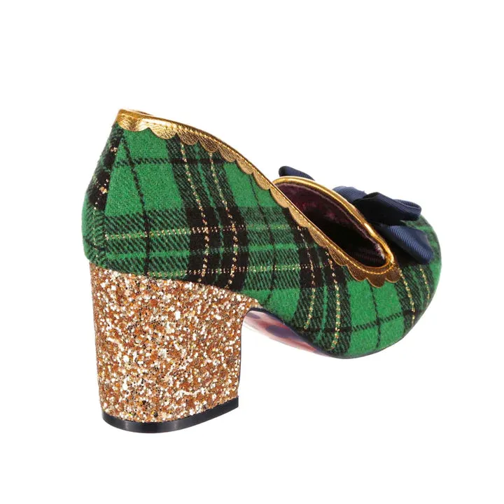 Prim and Proper in Green & Black by Irregular Choice