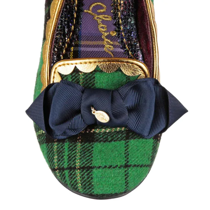 Prim and Proper in Green & Black by Irregular Choice