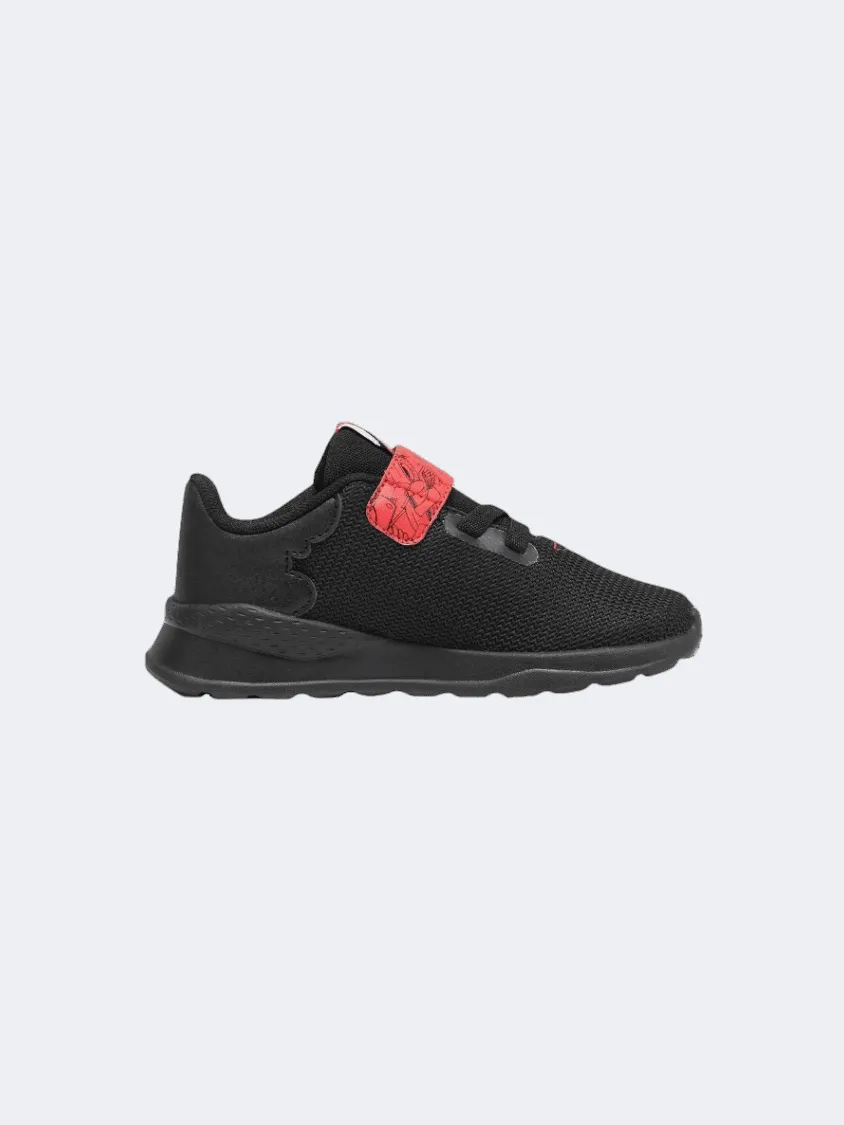 Puma Ferrari Anzarun Ps-Boys Lifestyle Shoes Black/Rosso Corsa