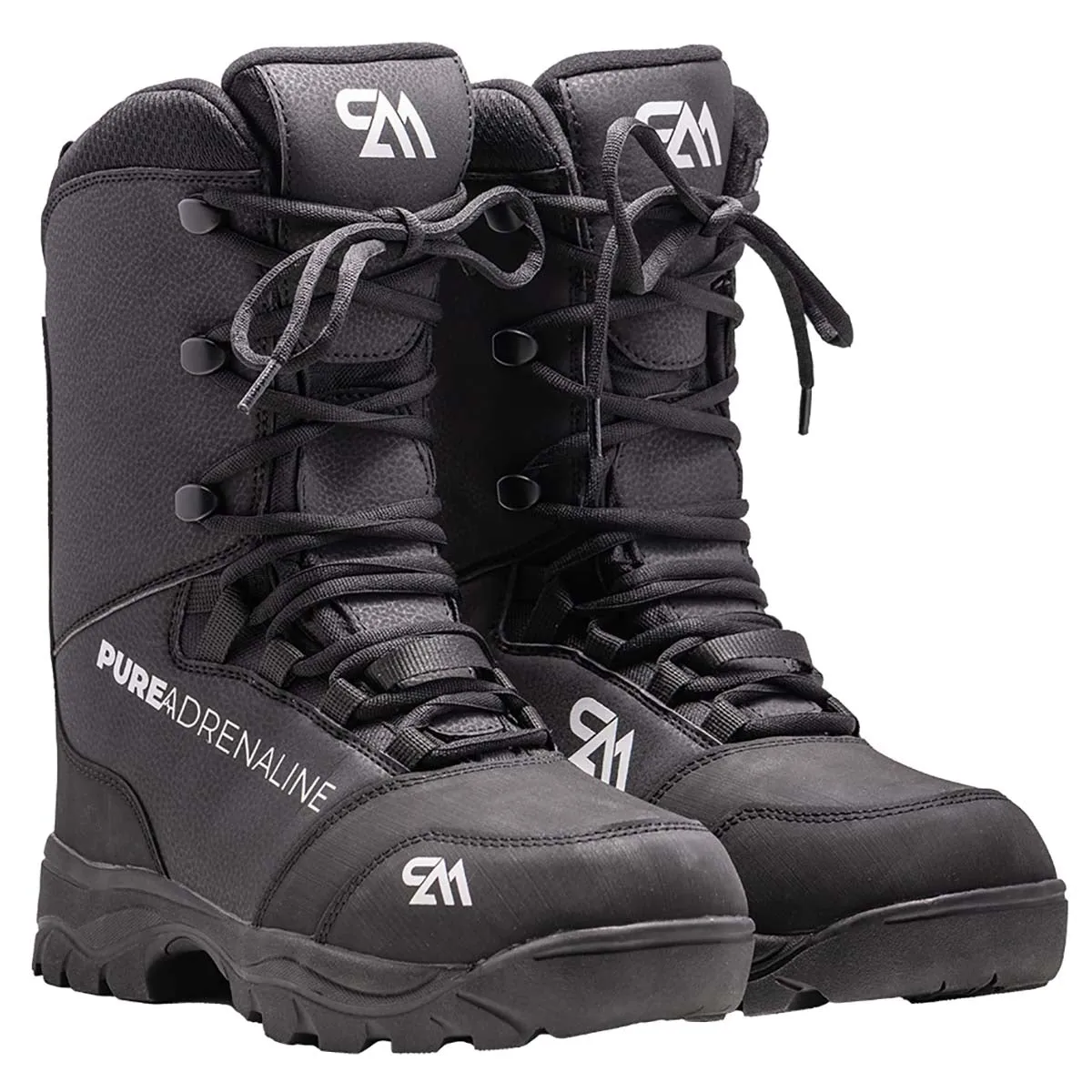 Pure Adrenaline Men's Elevate Series Waterproof Snowmobile Boots - Standard Lacing w/3M Thinsulate