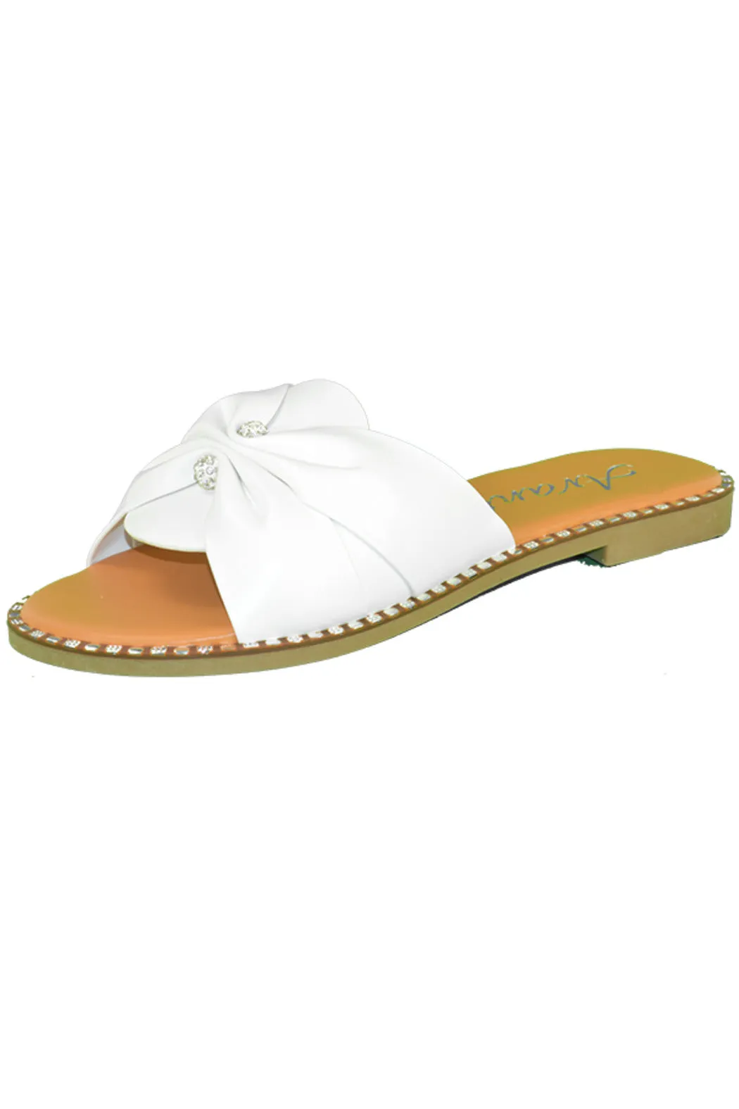 "Joy" Sandal - White