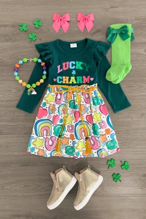 "Lucky Charm" Long Sleeve Dress