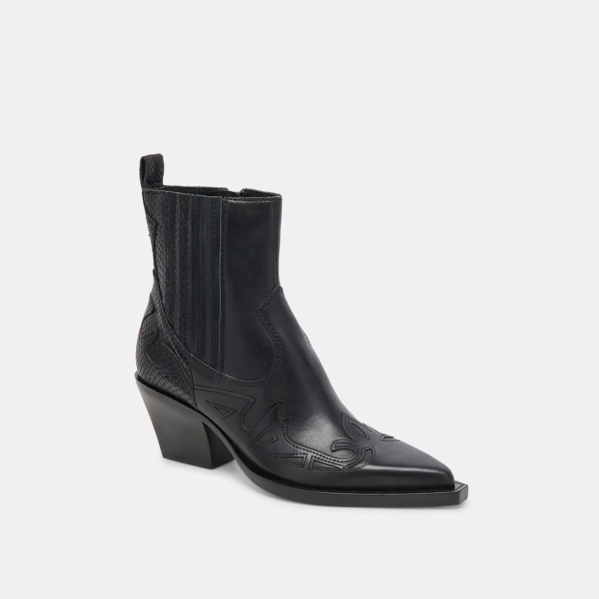 RAMSON BOOTIES BLACK LEATHER