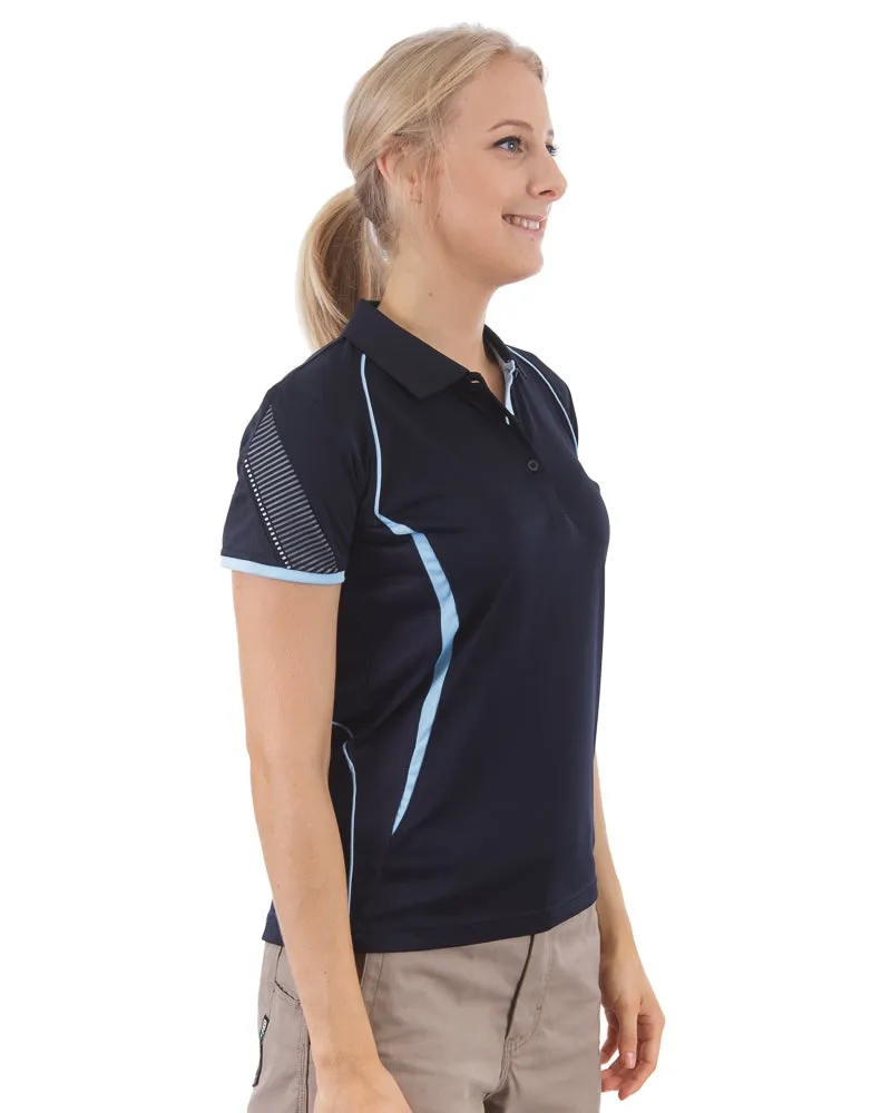 Razor Ladies Polo - Navy/Sky