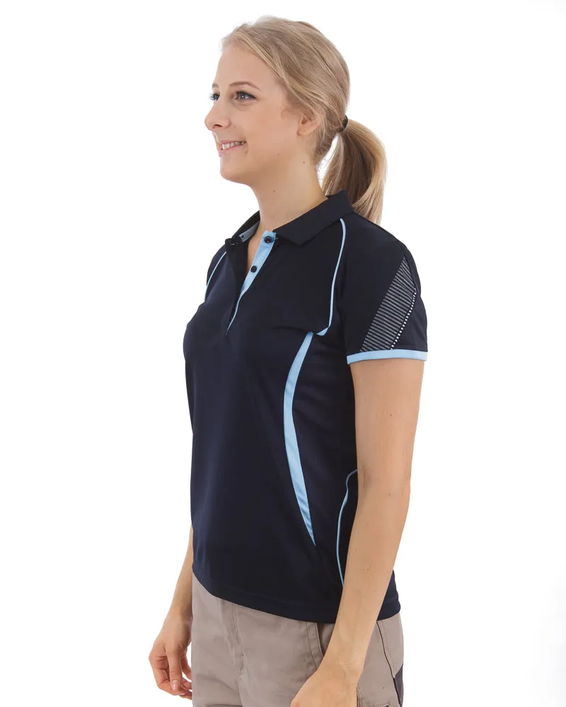 Razor Ladies Polo - Navy/Sky