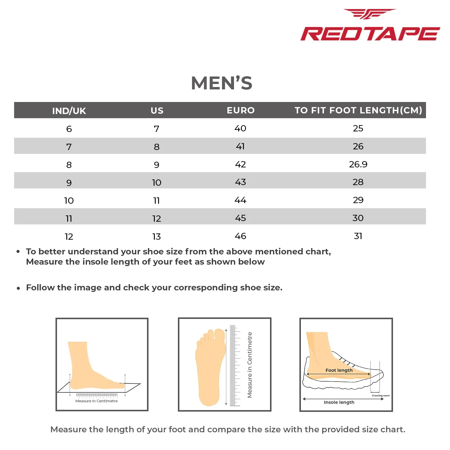 Red Tape Grey Sports Shoes for Men's- Lace-Up Shoes, Perfect Walking & Running Shoes for Men