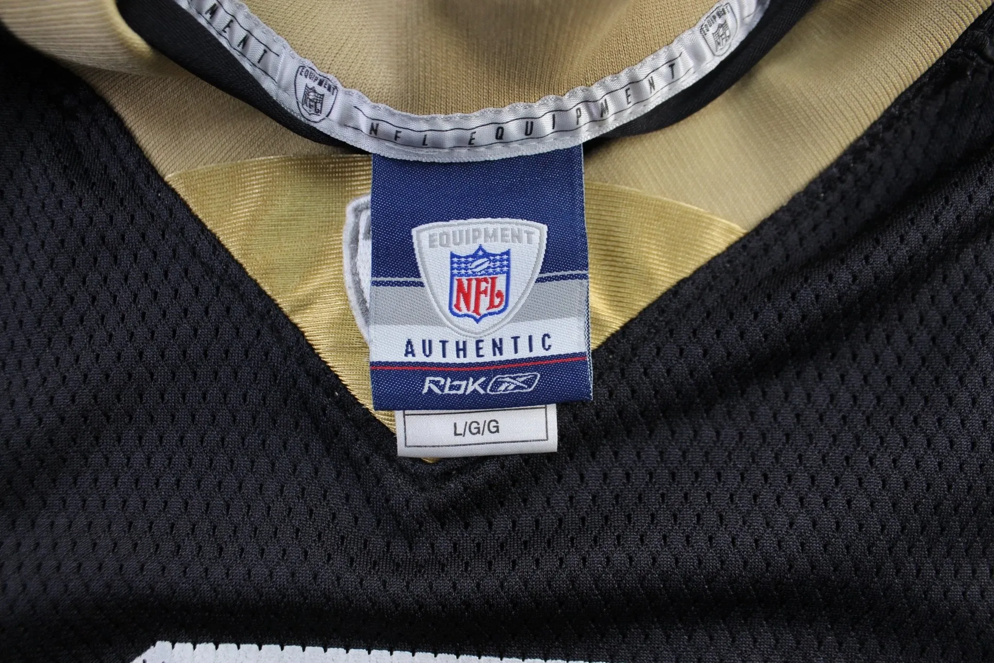 Reebok Logo New Orleans Saints Dree Brees Jersey