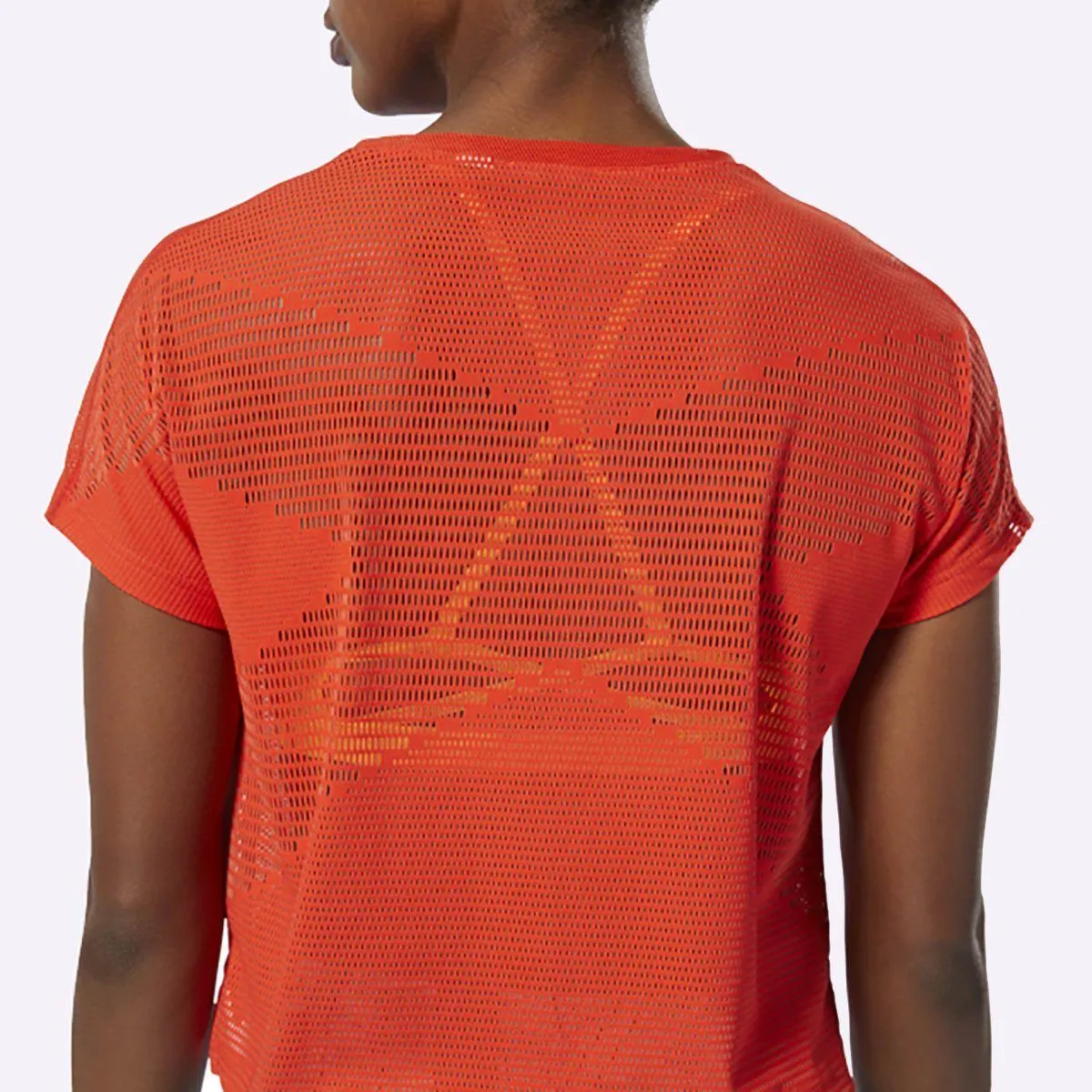 Reebok - Women's CrossFit Jacquard Tee - Canton Red