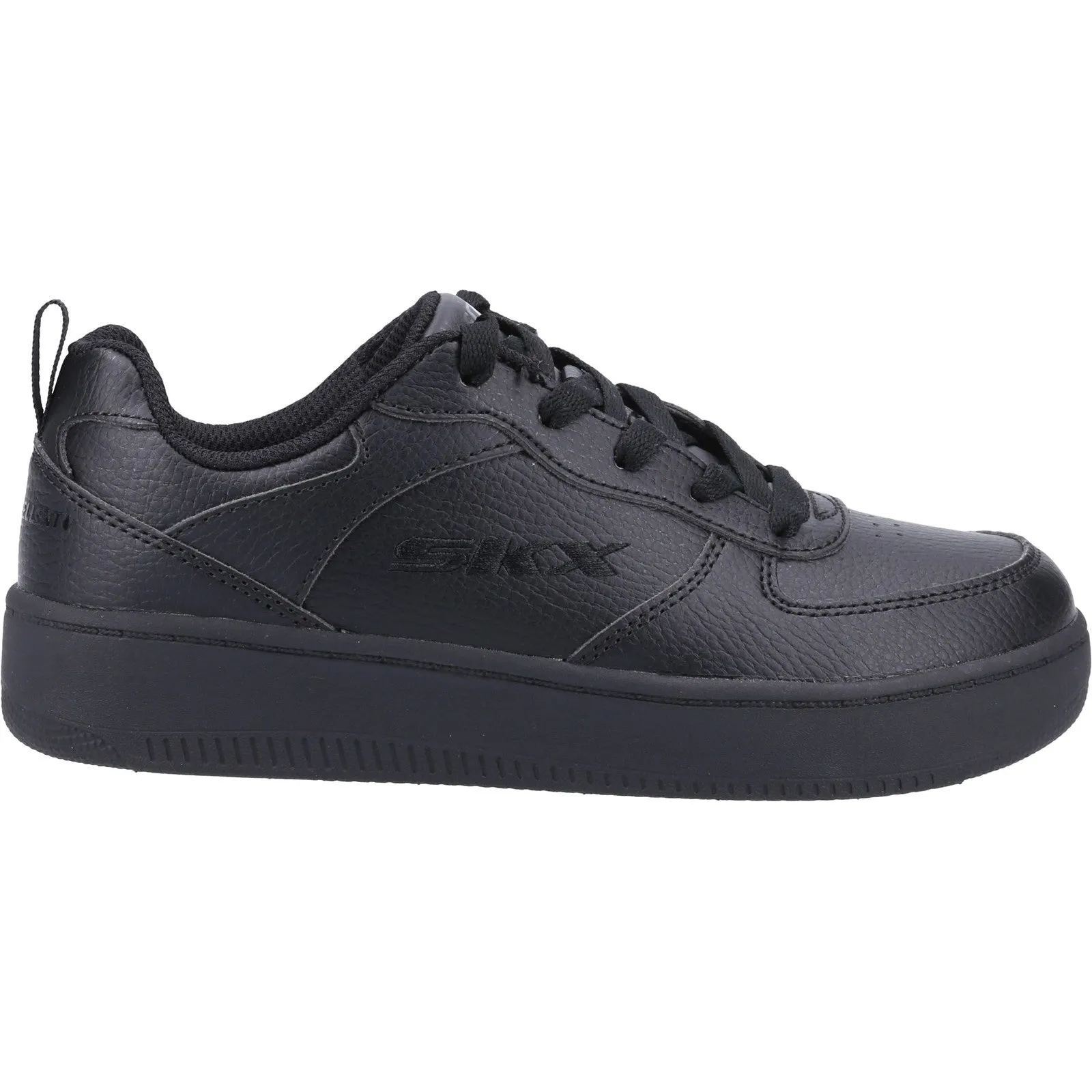 Skechers Boys Sport Court 92 School Shoes - Black