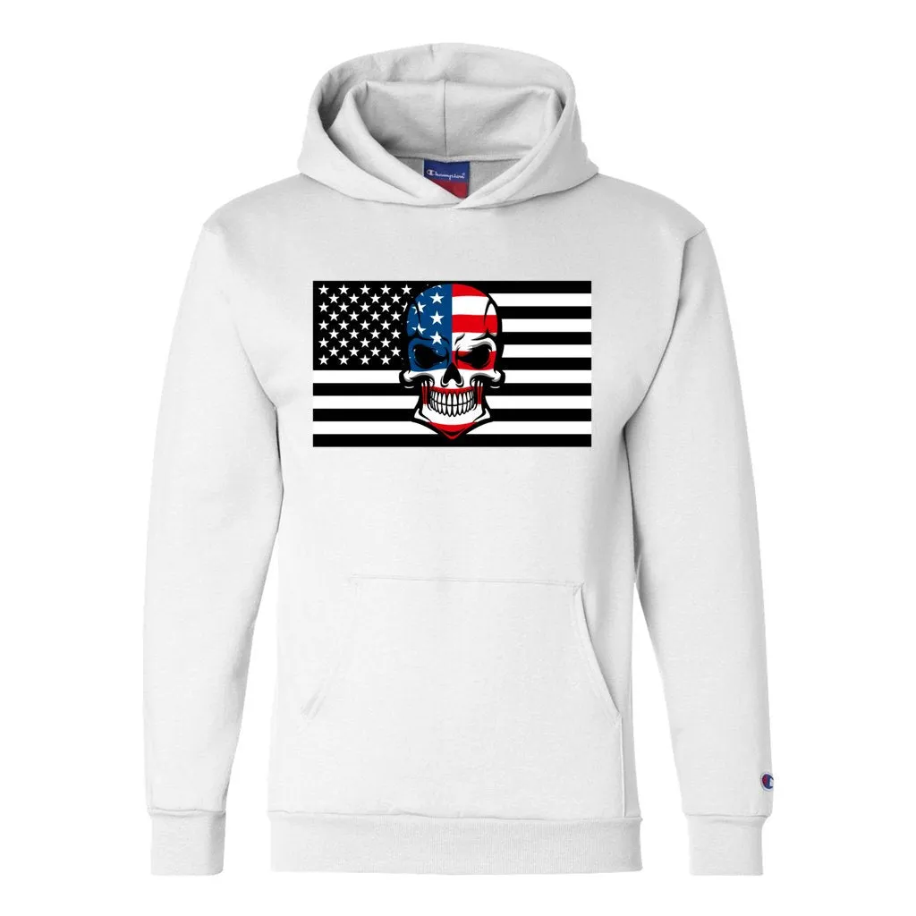 Skull Flag Men's Champion Hoodie - Ships from The US