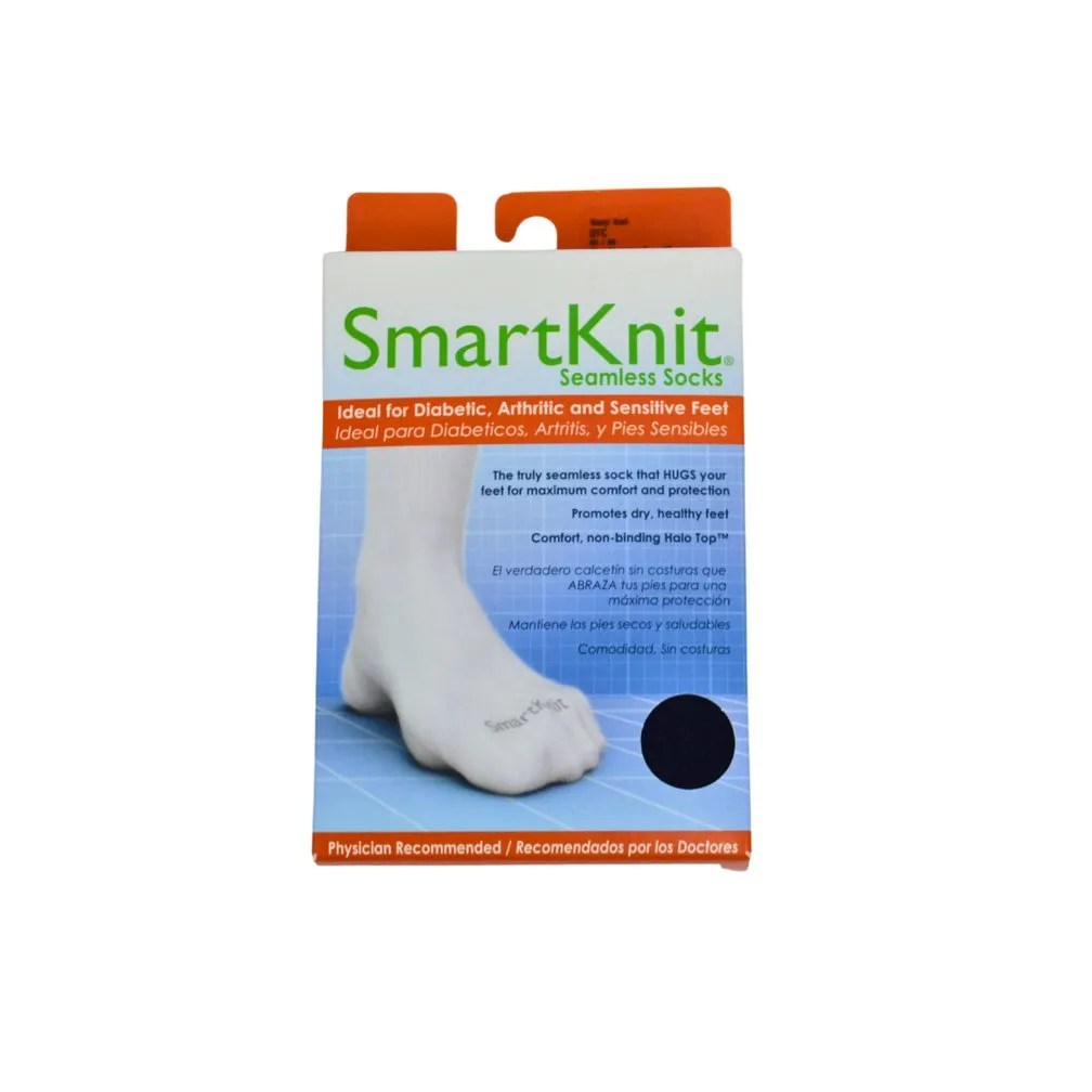 SmartKnit - Adult Seamless Sensitivity Socks - Mini Crew