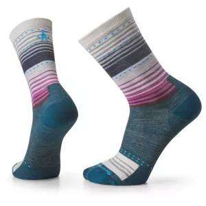 Smartwool Everyday Stitch Stripe Zero Cushion Twilight Blue Crew Socks (Unisex)