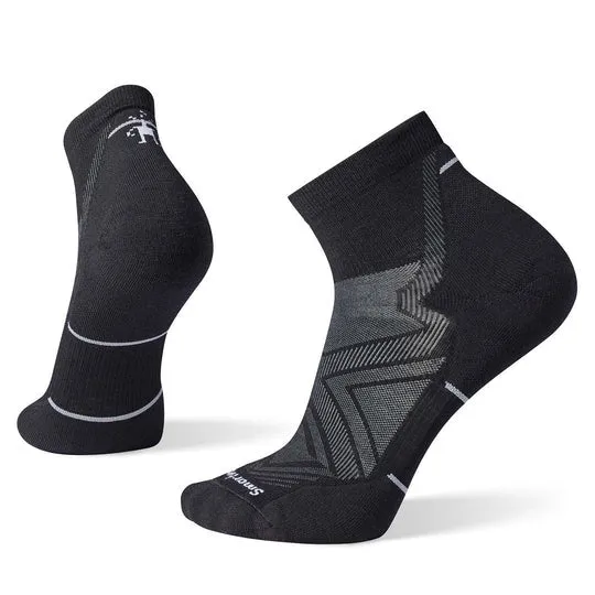 Smartwool Mens Run Targeted Cushion Ankle Sock - Black