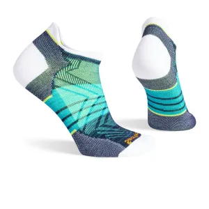 Smartwool Run Zero Cushion Stripe Low Ankle Sock (Women) - White