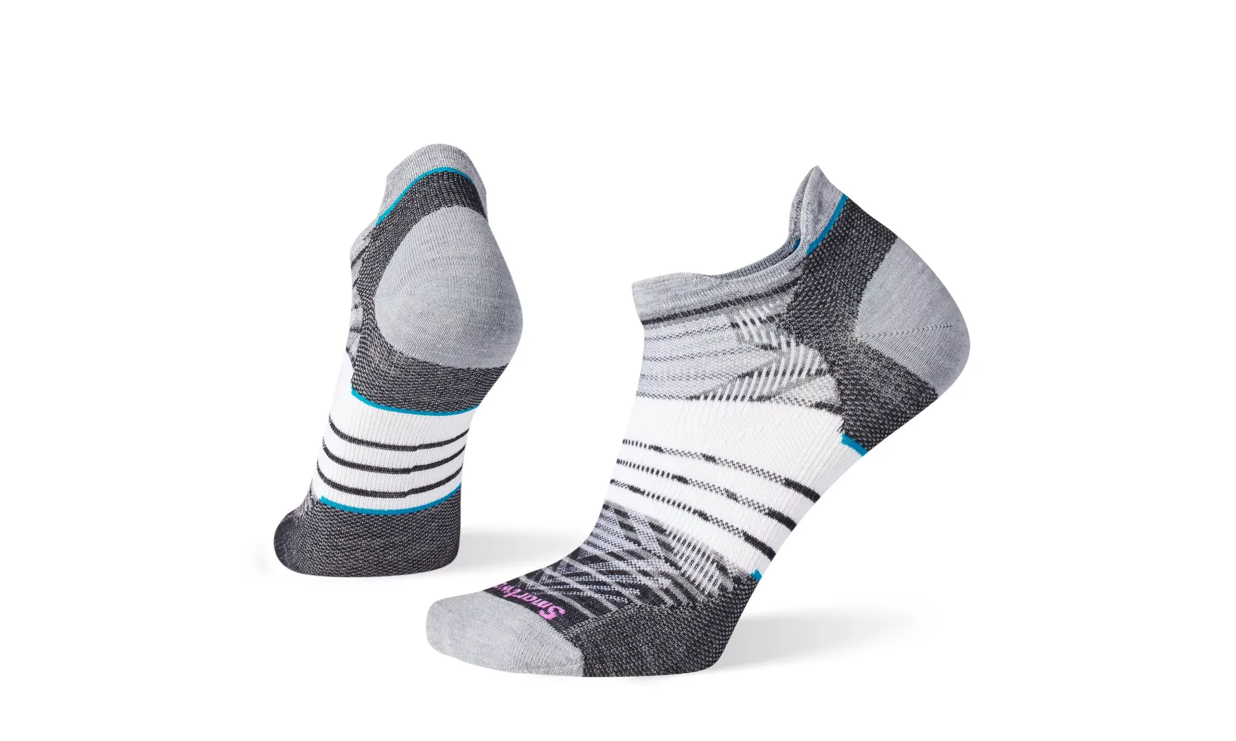 Smartwool Run Zero Cushion Stripe Low Ankle Socks