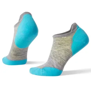 Smartwool Women's PhD Run Light Elite Micro Socks/Lt Gray-Lt Capri