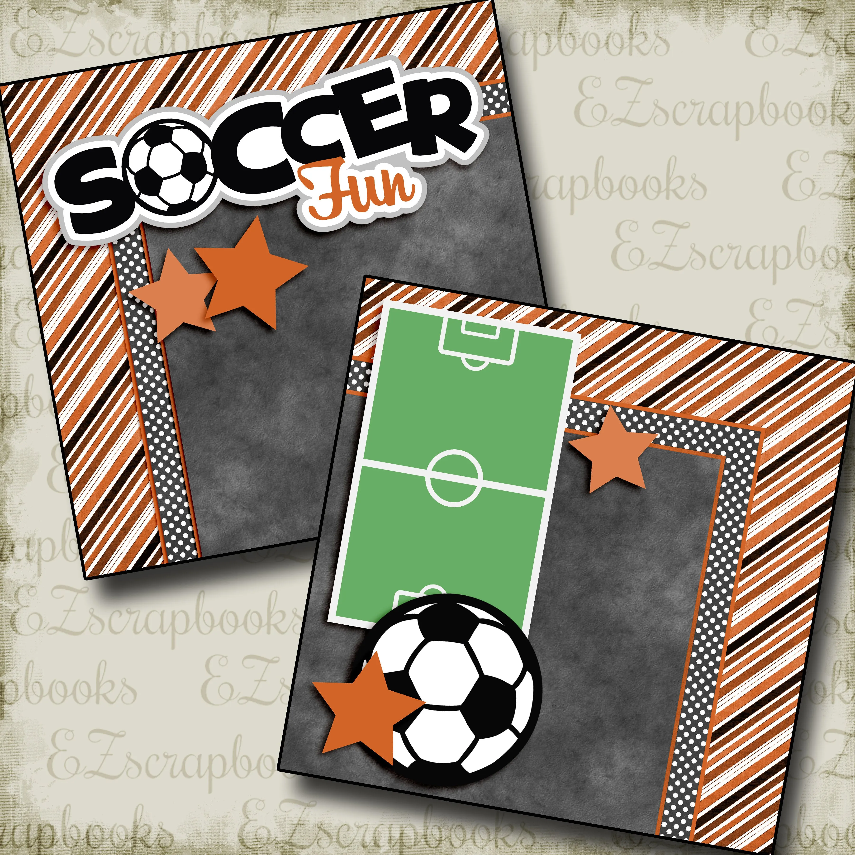 Soccer Fun Orange NPM - 3289