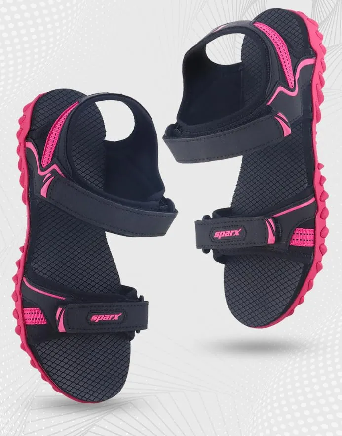 Sparx Women's Black Pink Sport Sandal-7 Kids UK (SS0638L)