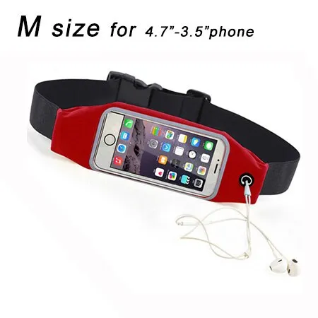 Sport Belt For XOLO Mobile SmartPhone 3.7"-6" Universal Running Bag Waist Pocket Case Cover 5.5" Gym Jog Waterproof Workout Case