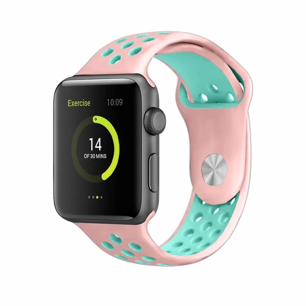 Sport Silicone Band For Apple Watch Multiple Colors Available