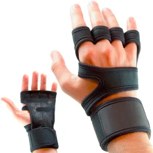 Sports Cross Training Gloves with Wrist Support for Fitness-L