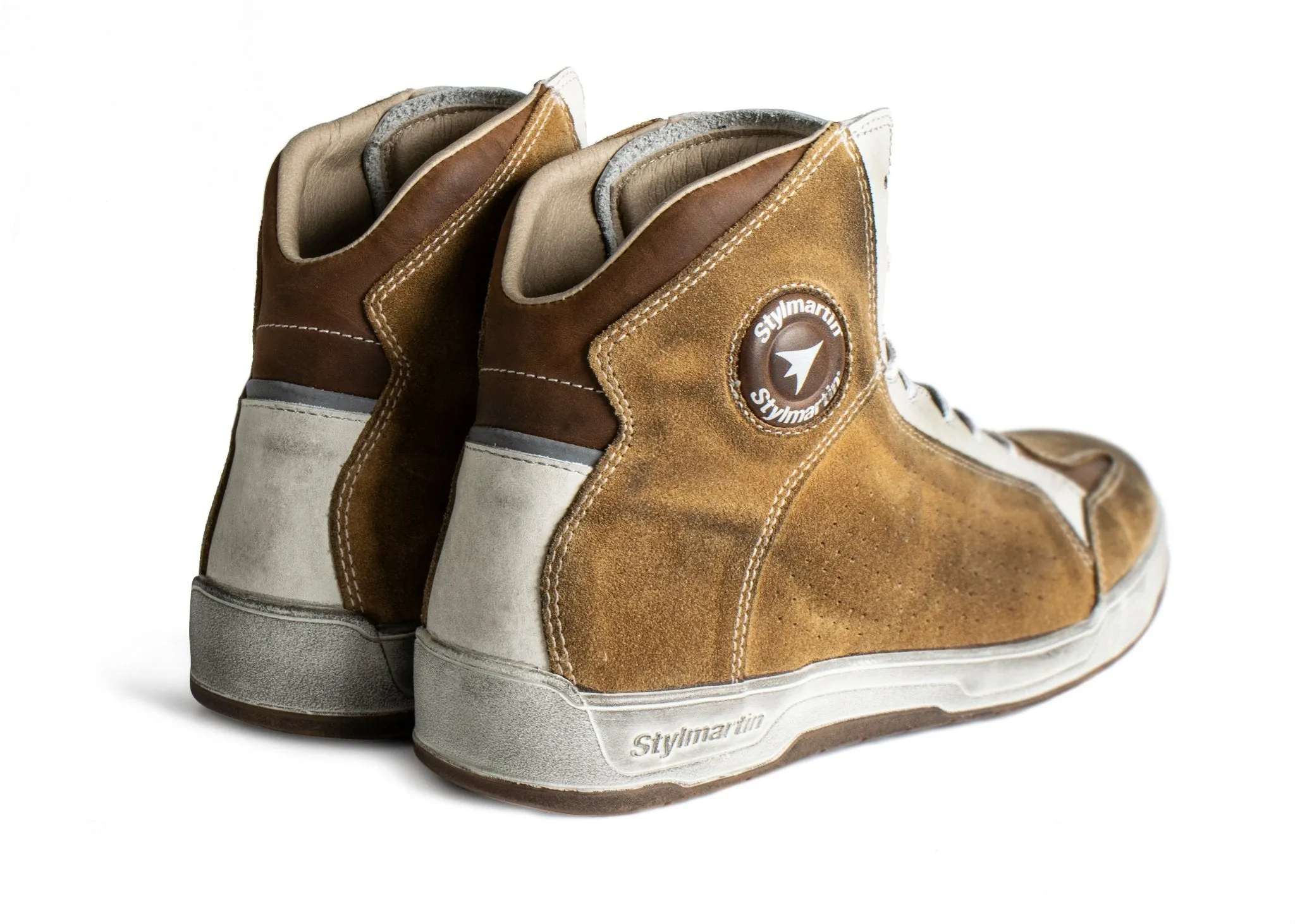 Stylmartin Colorado Sneaker Motorcycle Boots in Cognac