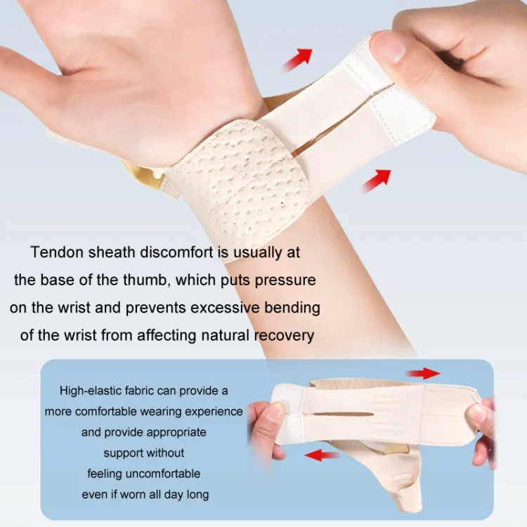 Tendon Sheath Wrist Joint Sprain Fixation Rehabilitation Protective Cover, Color: Right Hand Black(M)