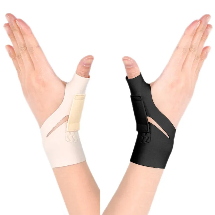 Tendon Sheath Wrist Joint Sprain Fixation Rehabilitation Protective Cover, Color: Right Hand Black(M)