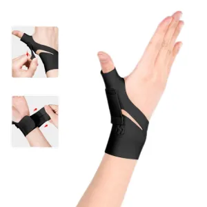 Tendon Sheath Wrist Joint Sprain Fixation Rehabilitation Protective Cover, Color: Right Hand Black(M)