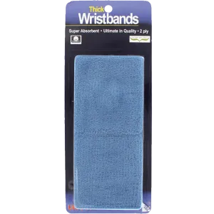 Thick 2-Ply Wristband - Light Blue