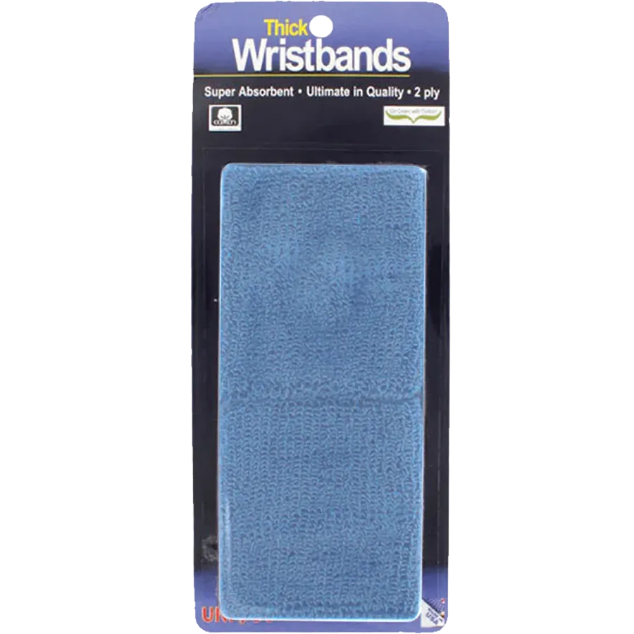 Thick 2-Ply Wristband - Light Blue