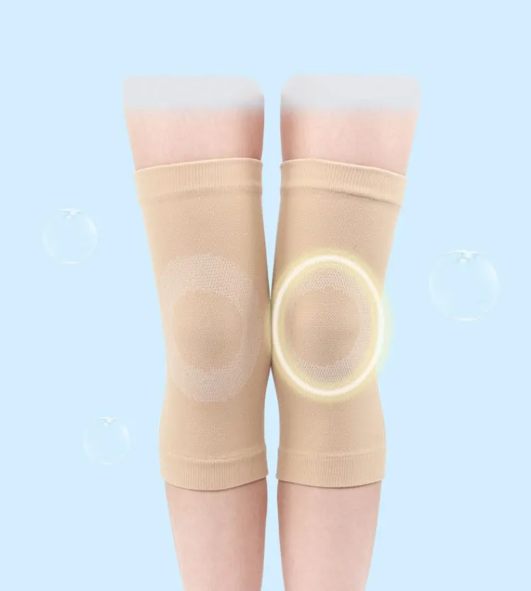 Thin Nylon Stockings Joint Warmth Sports Knee Pads, Specification: M (Black)