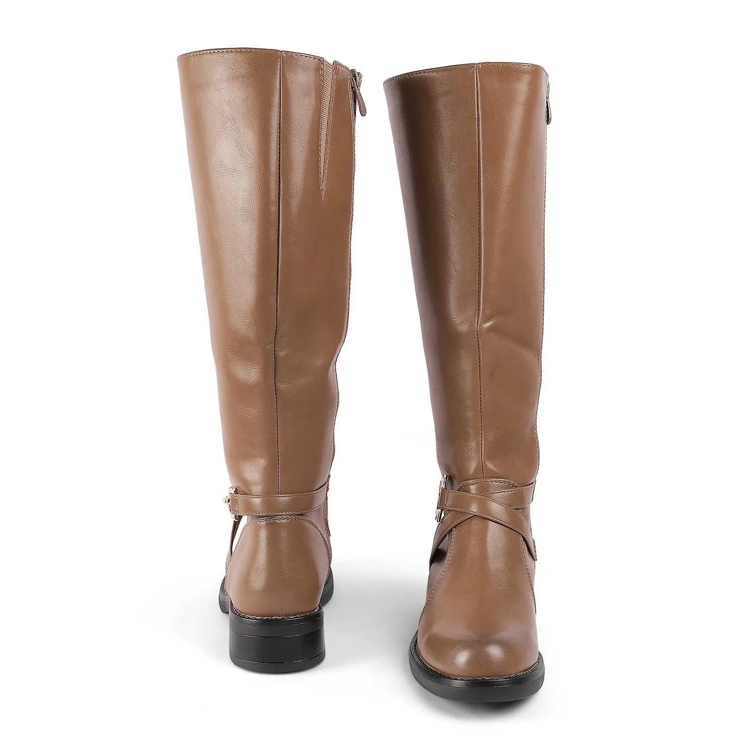 Tresmode Luc Khaki Women's Knee-length Boots