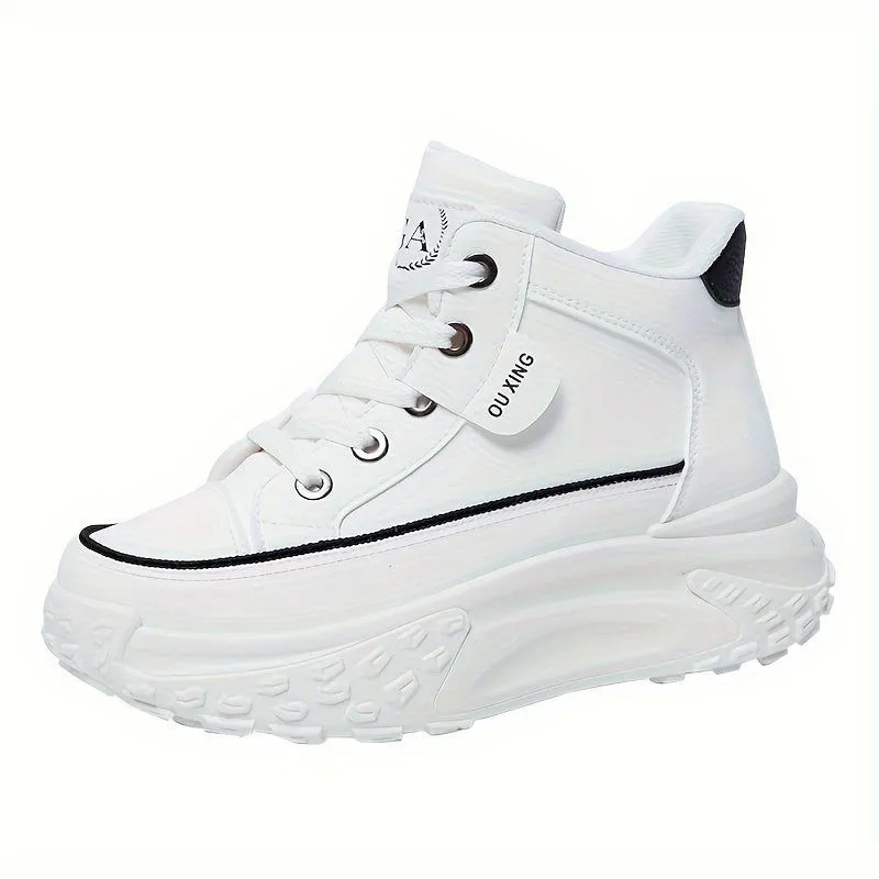 Ultimate Style & Comfort  Soft Sole High Top Platform Sneaker Boots