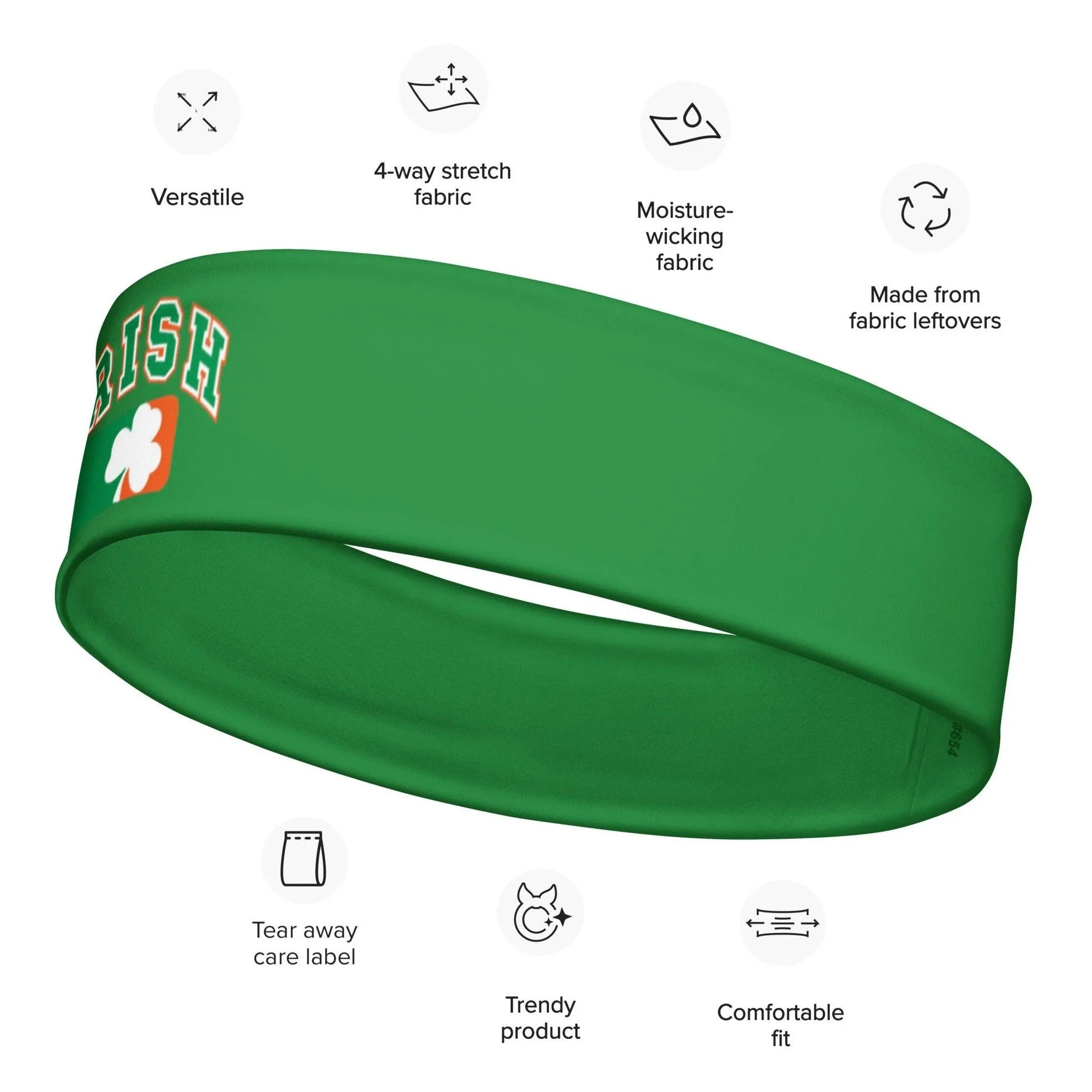 Unisex Quick Dry Irish Logo Universal Sports Headband