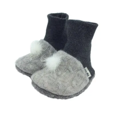 Upcycled Cashmere Pre-Walking Booties