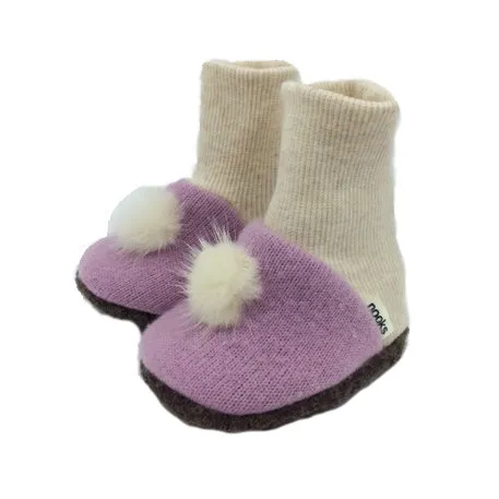 Upcycled Cashmere Pre-Walking Booties