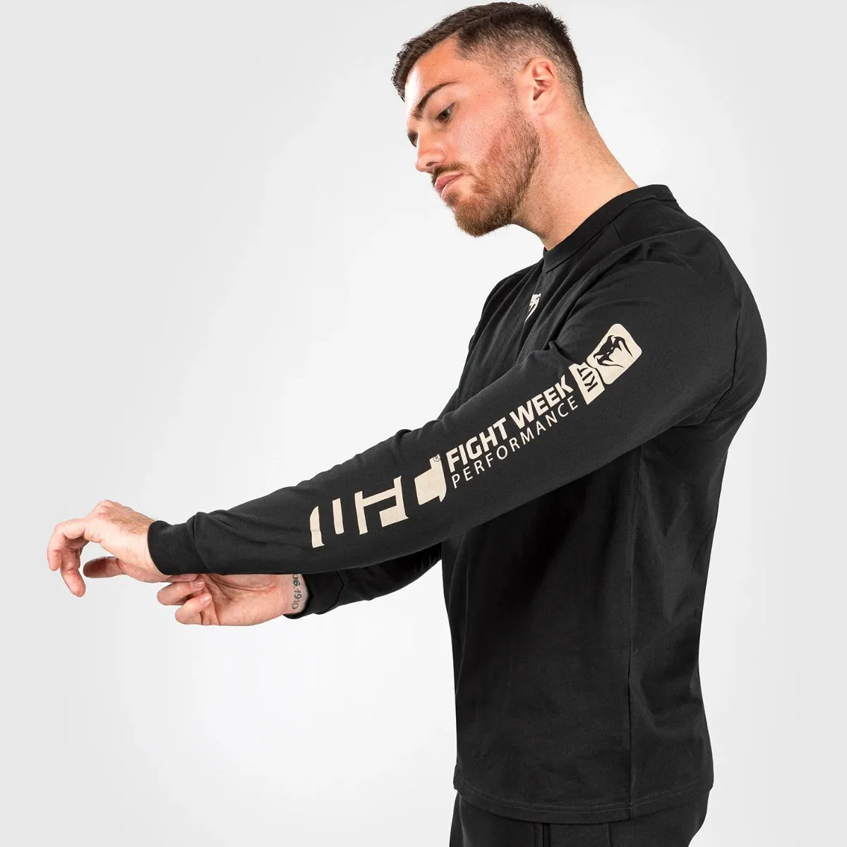 Venum UFC Adrenaline Authentic Fight Week Long Sleeve T-Shirt Black