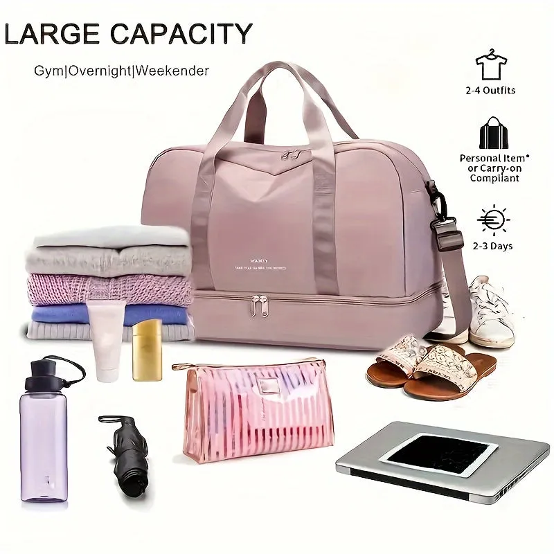 Versatile Travel Bag Set for Women One Shoulder Weekend Adventure