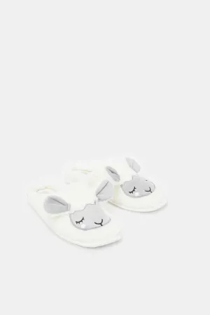 Women Ivory Sheep Slippers