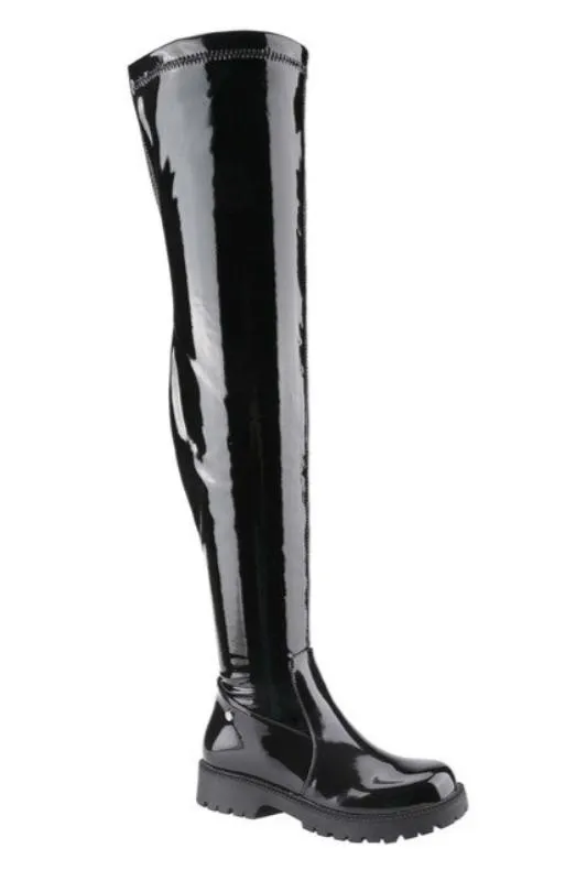 Women Lug Sole Platform Thigh High Boots