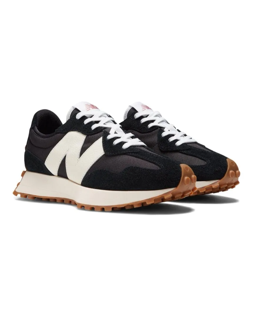 Women's New Balance 327 - Black / White