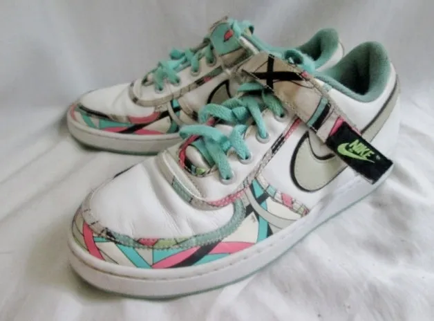 Womens NIKE VANDAL LOW 312492-104 Running Sneakers Athletic Shoes Trainers 10 MINT LIQUID