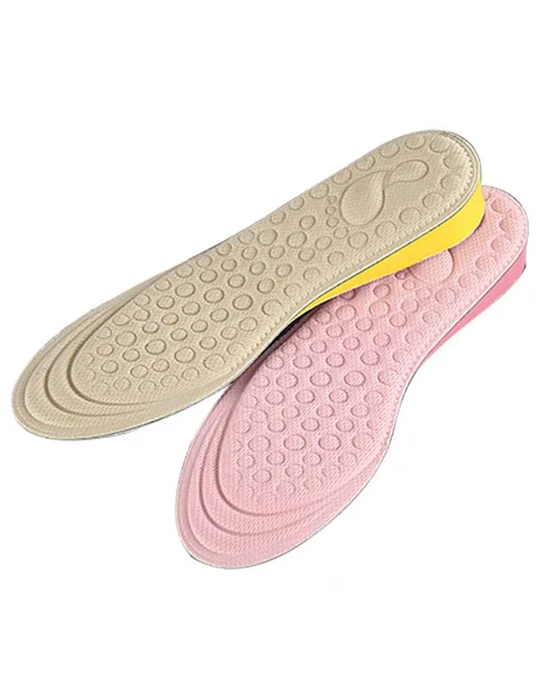 Women's Pink Invisible Heightening Footbed