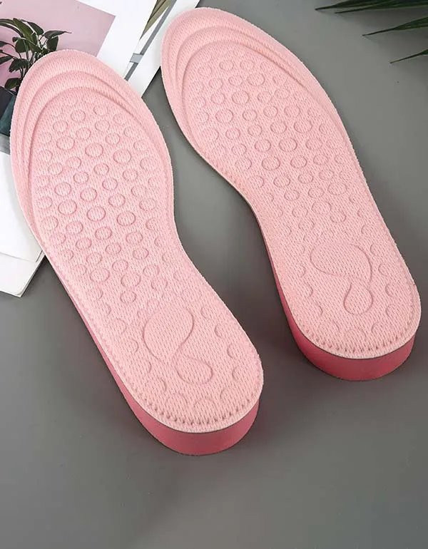 Women's Pink Invisible Heightening Footbed