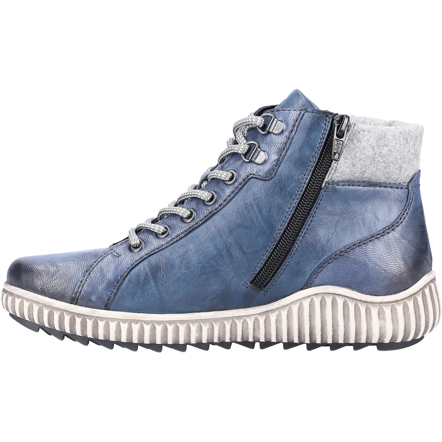 Women's Remonte R8276-14 Liv 76 Baltic/Royal/Grey Leather