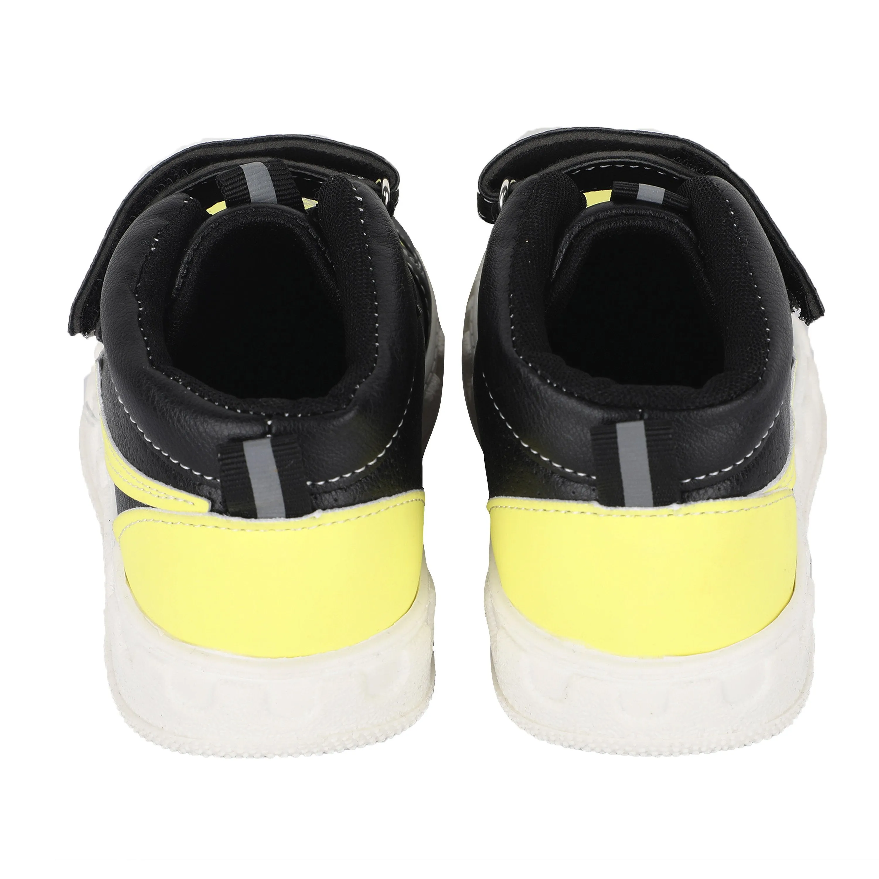 Yellow and Black Canvas Sports Shoes